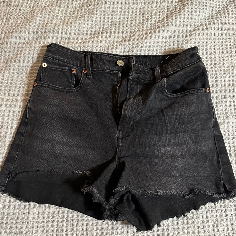 AE stretch denim 90s boyfriend shorts